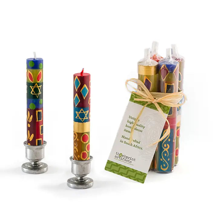 Bougies de Shabbat Judaica
