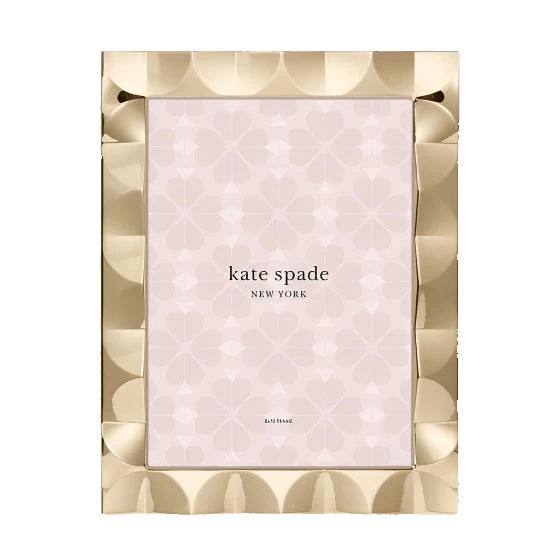 Kate Spade South Street 8" x 10" Gold Scallop Frame