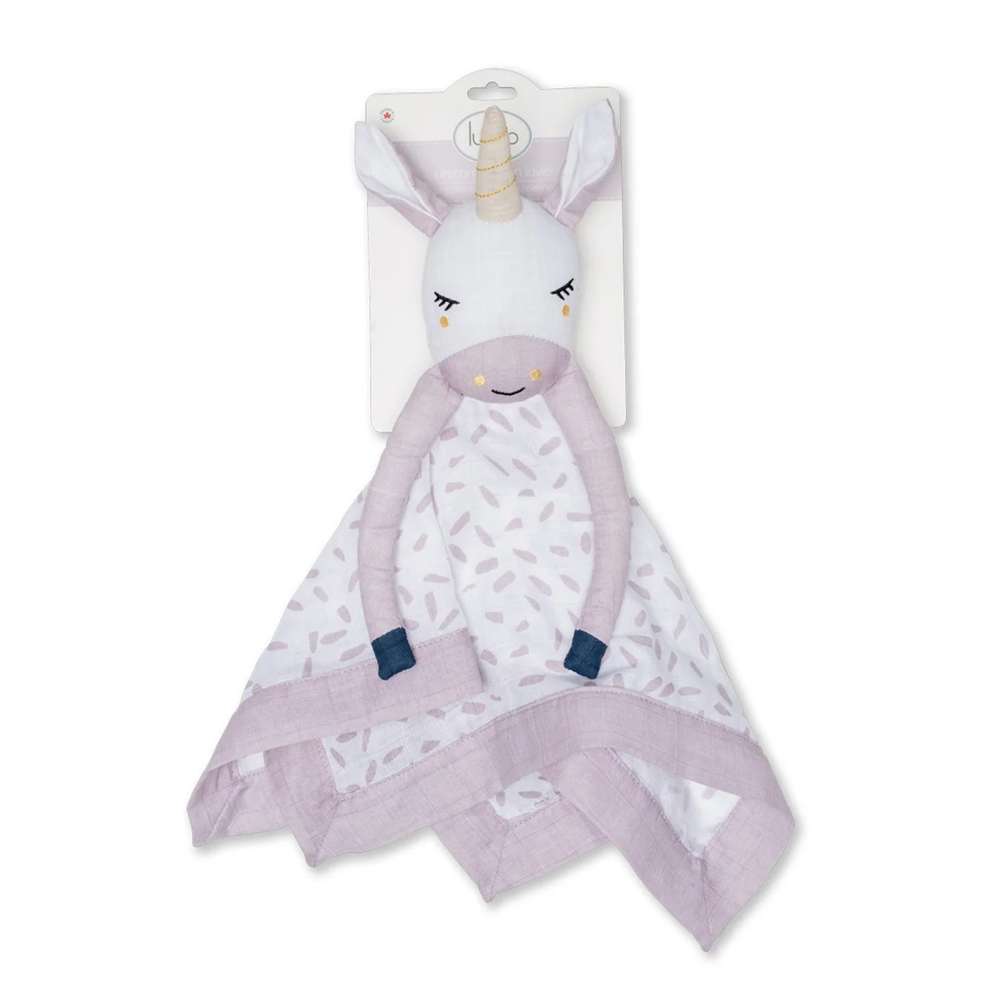 Baby Lovey - Cotton Muslin Unicorn