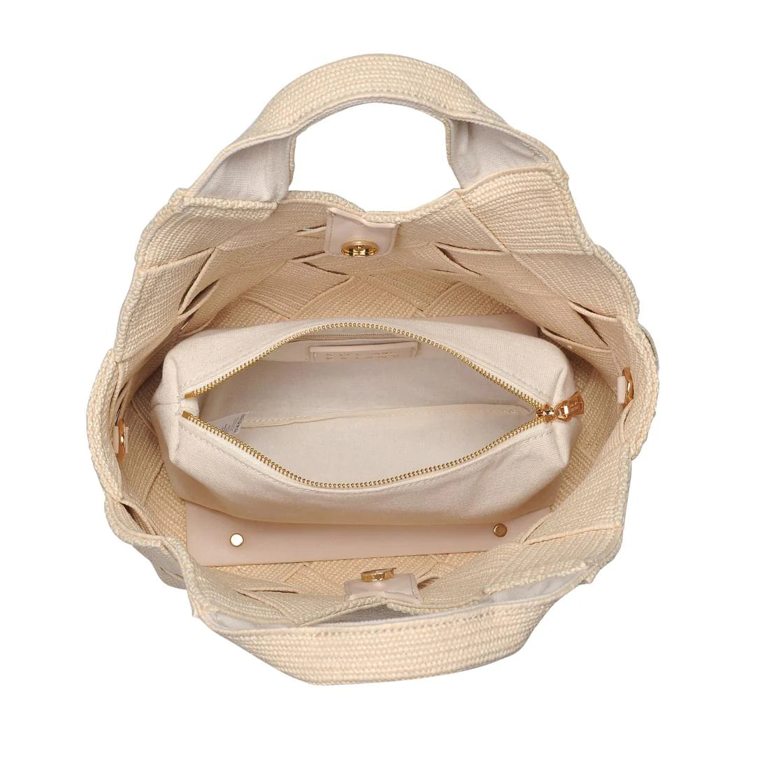 Sac fourre-tout en paille tressée