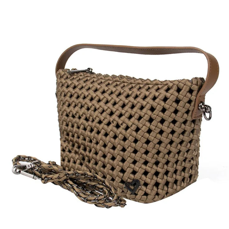 Bordon Small Hand-knotted Tote -Dark Khaki