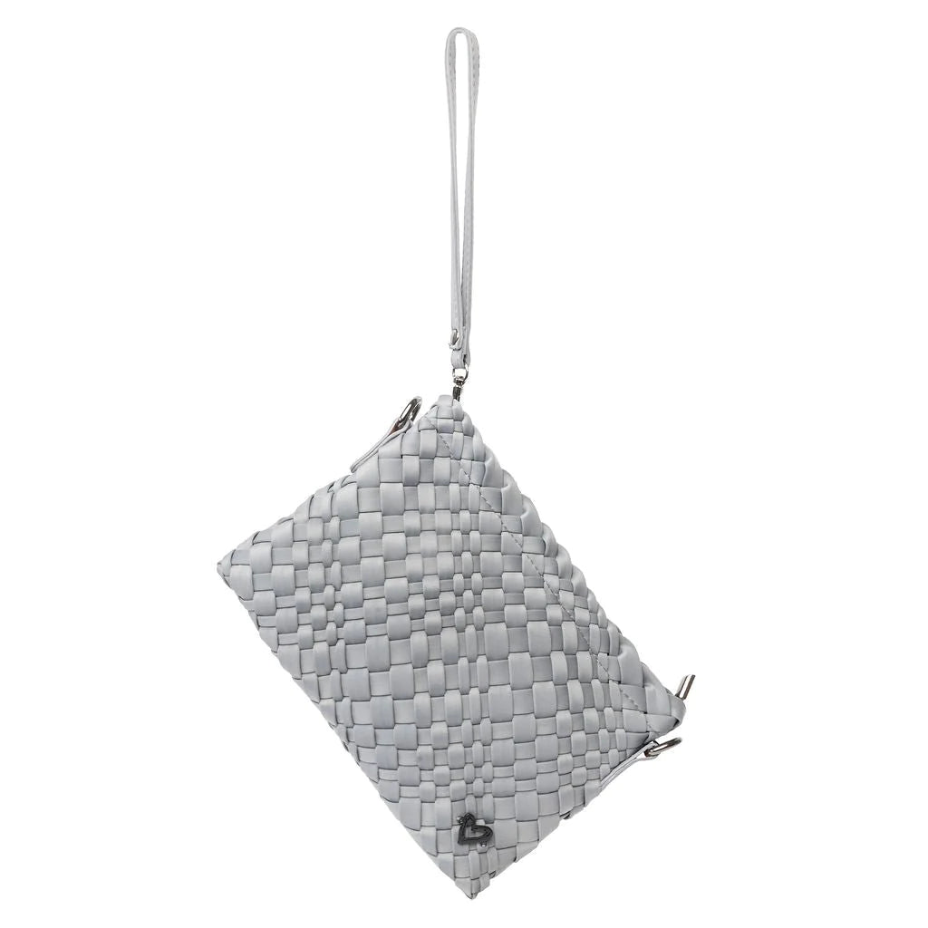 Sac à bandoulière tissé Charlotte - Gris