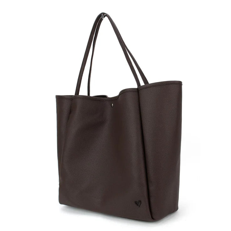 Sac bandoulière en cuir vegan Durham - Noir