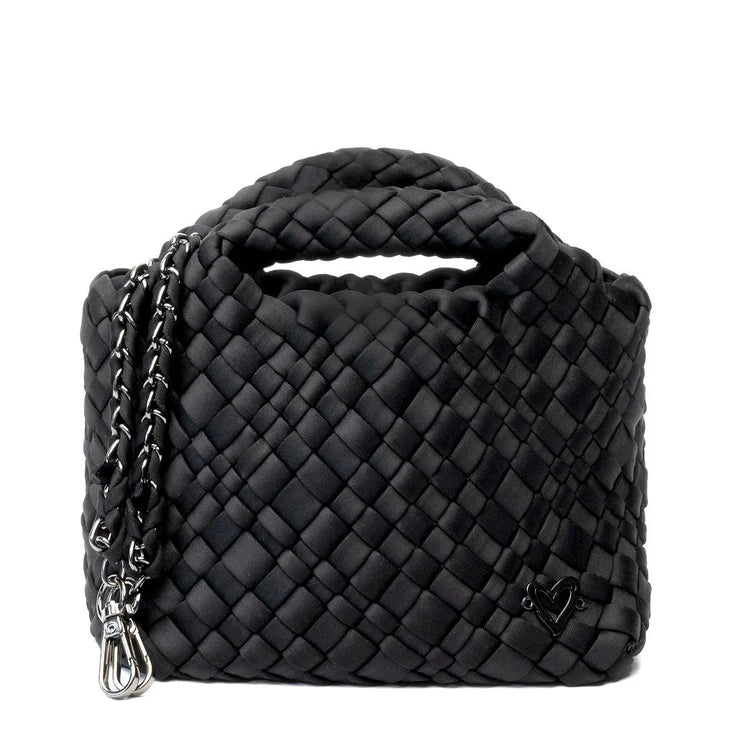 Mini sac fourre-tout tissé - Onyx