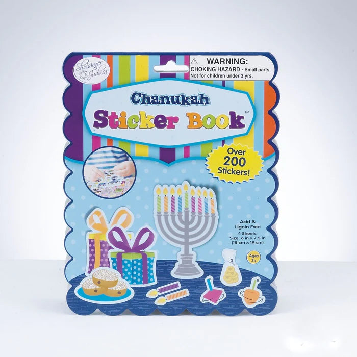 Chanukah Prismatic Sticker Book
