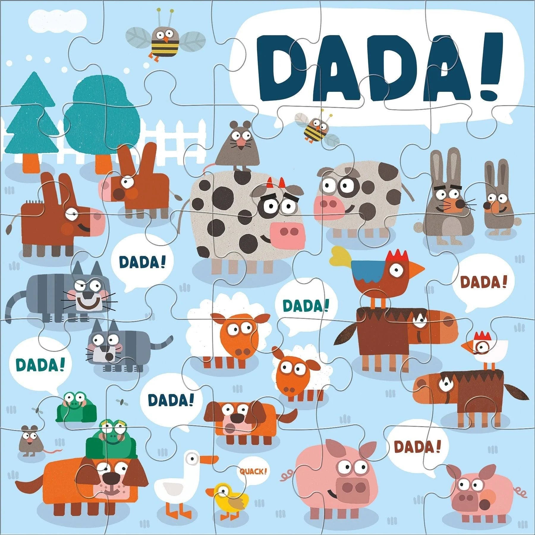 Jimmy Fallon Your Baby's First Word Will Be Dada Jumbo Puzzle