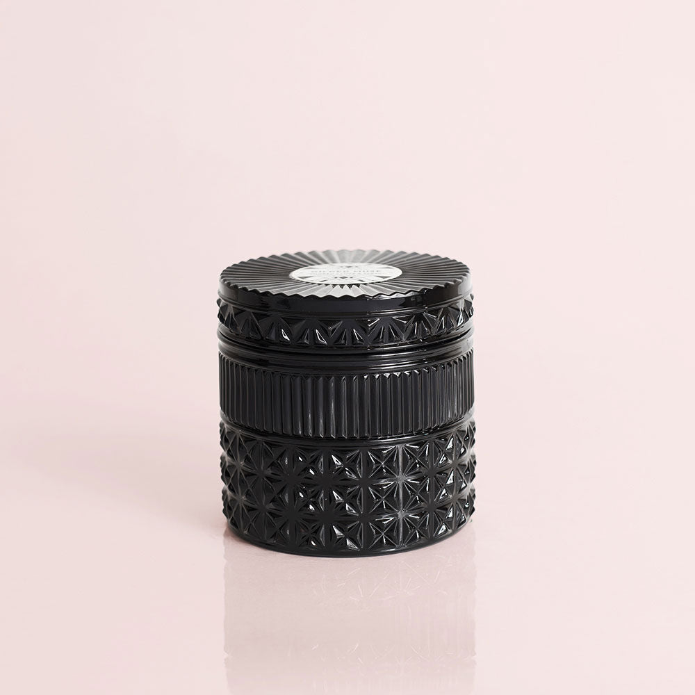 Capri Blue - Smoked Clove & Tabac Gilded Faceted Jar, 11 oz