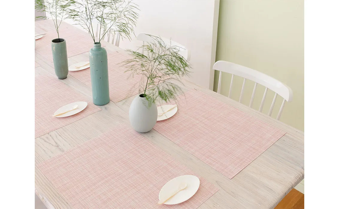 Chilewich Placemat - Rectangle Mini Basketweave - Gravel