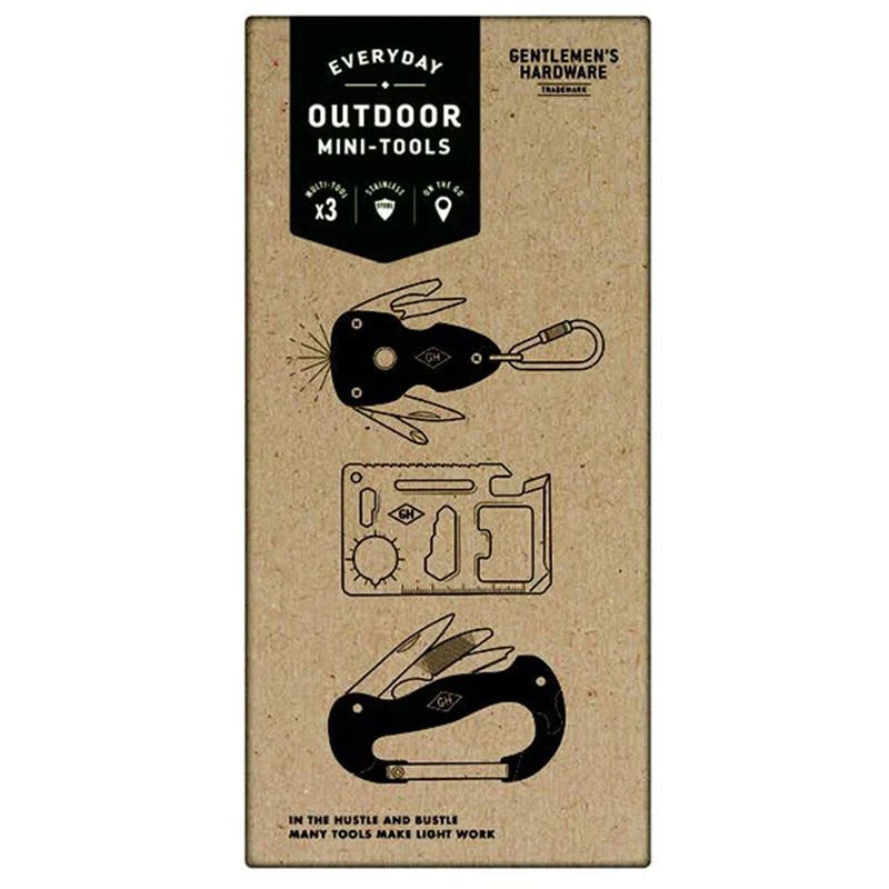 Gentlemen’s Hardware - Everyday Outdoor Mini-Tools, Set of 3