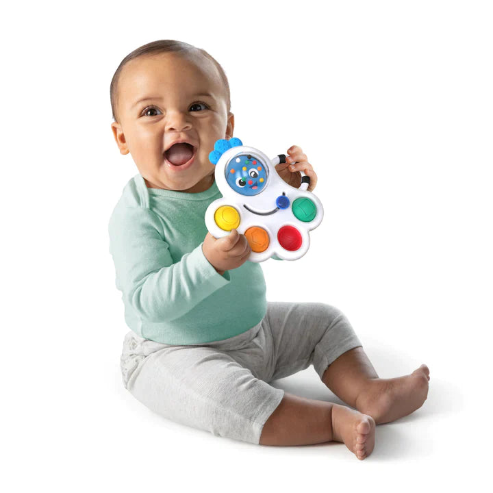 Hochet sensoriel et anneau de dentition Baby Einstein - Opus Shape Pops