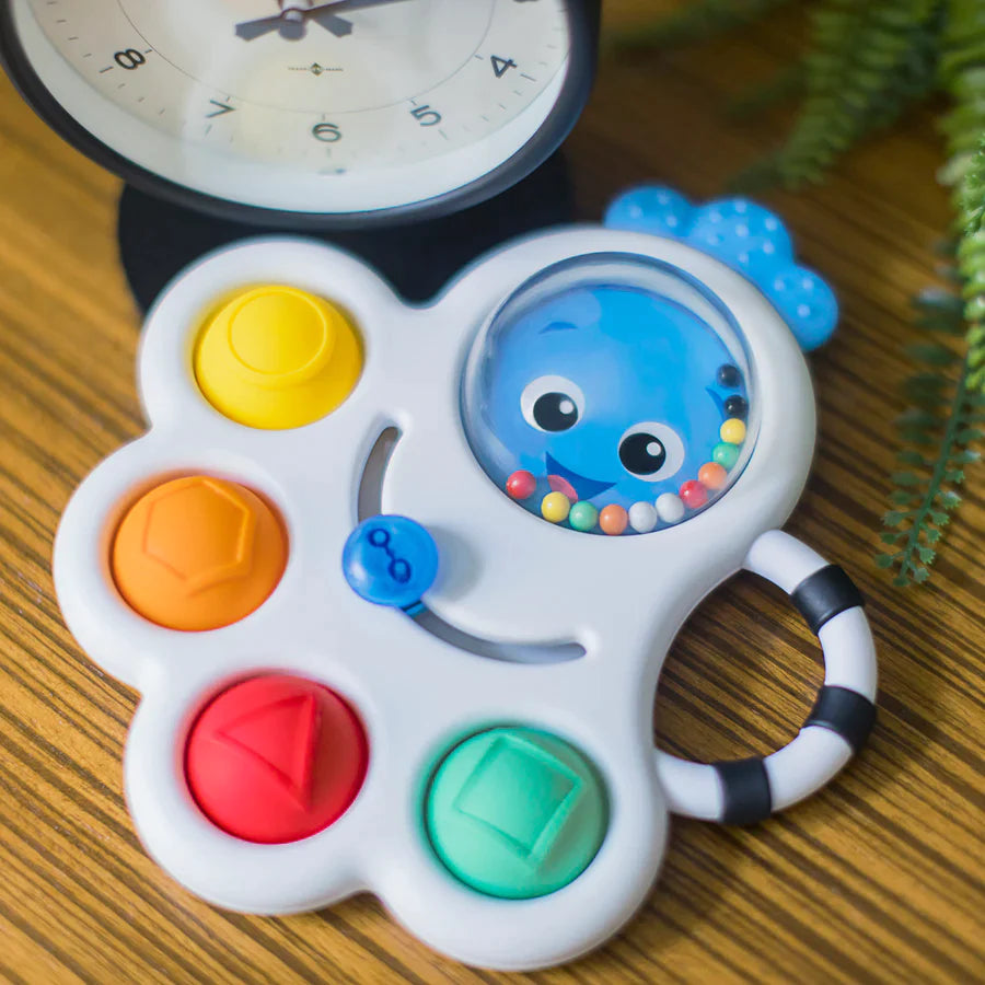 Hochet sensoriel et anneau de dentition Baby Einstein - Opus Shape Pops