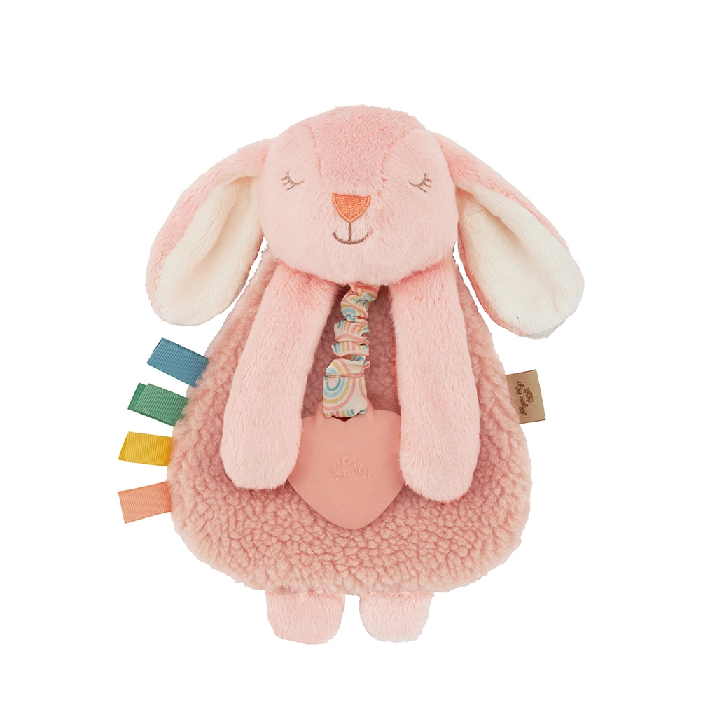 Baby Lovey - Plush Bunny with Silicone Teether Toy