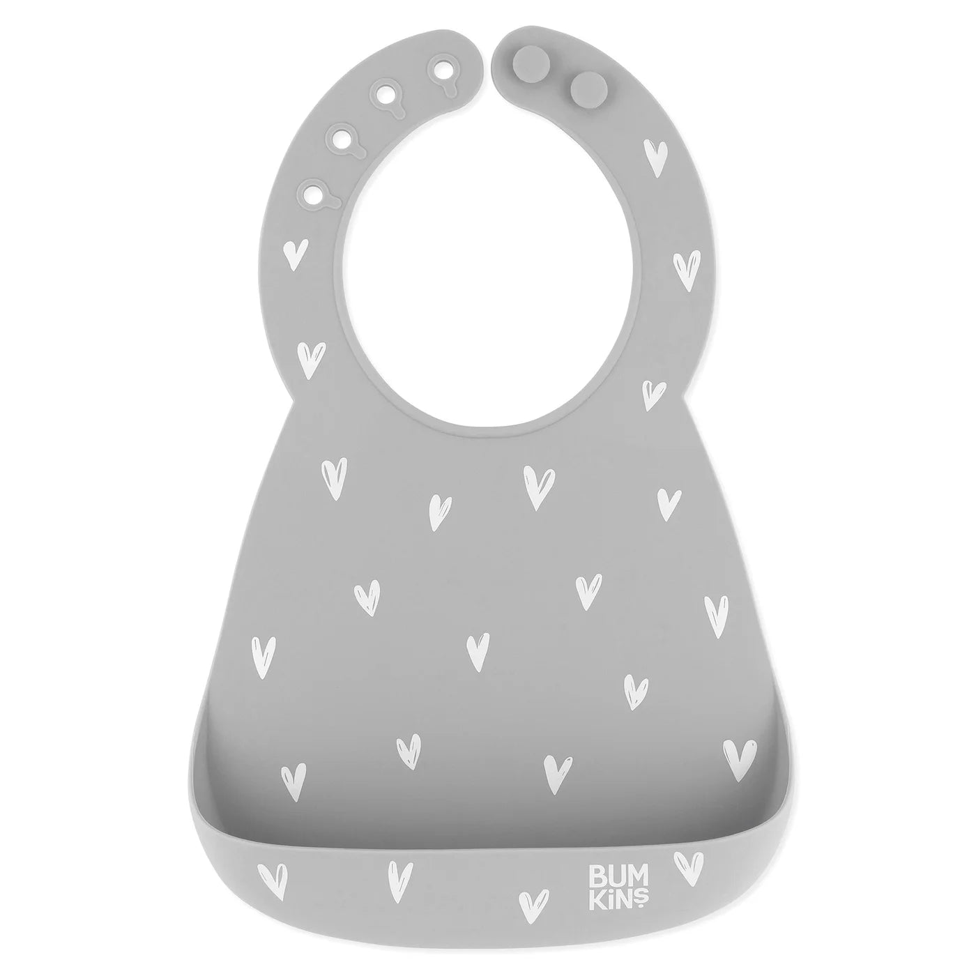 Silicone Bib - Hearts