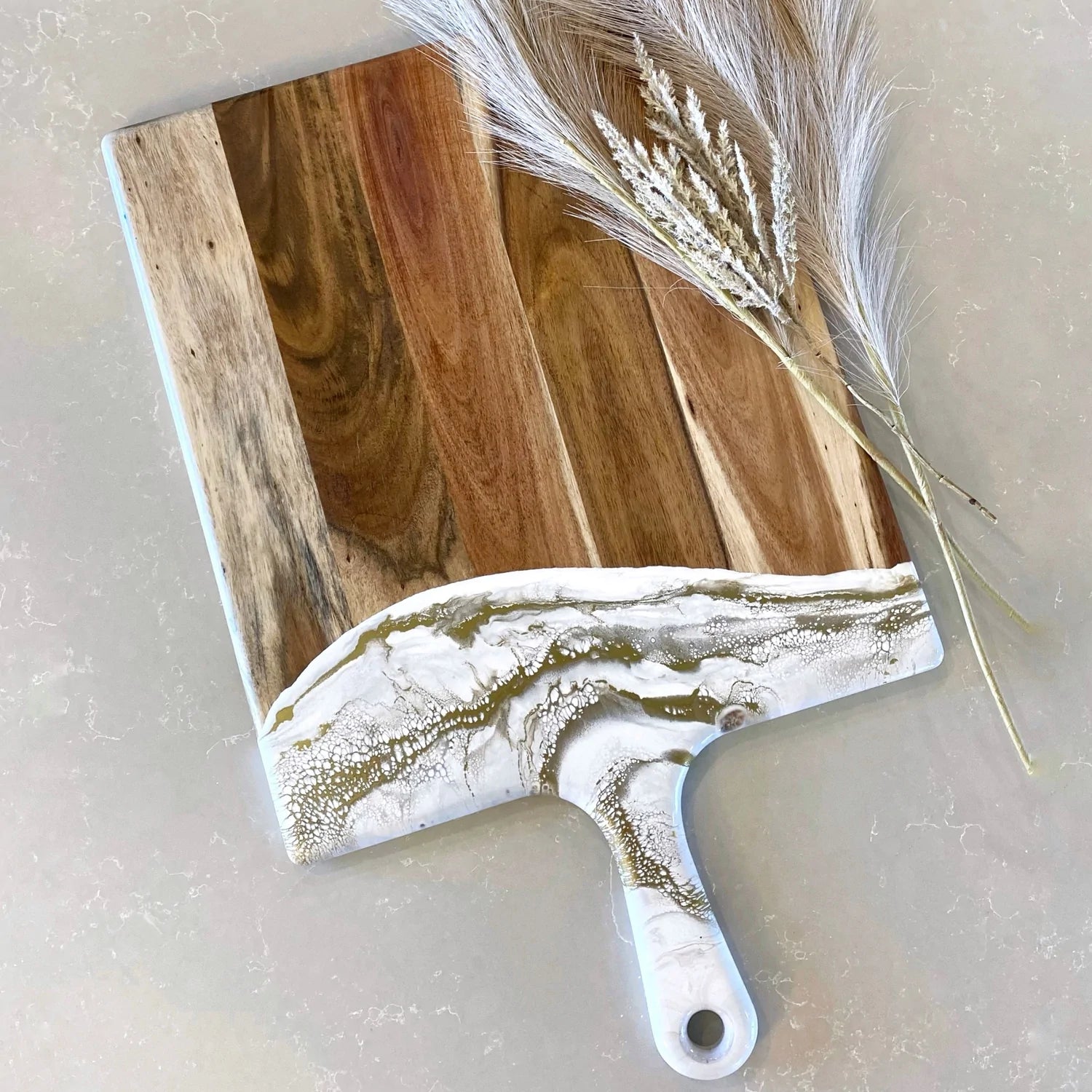 Planche de bois - Bois dur d'acacia extra large