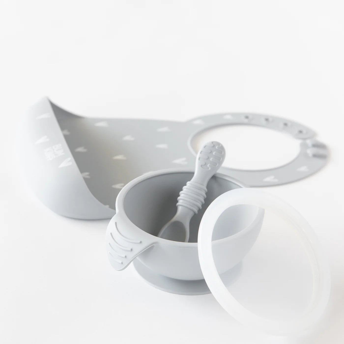 Silicone Bib - Hearts