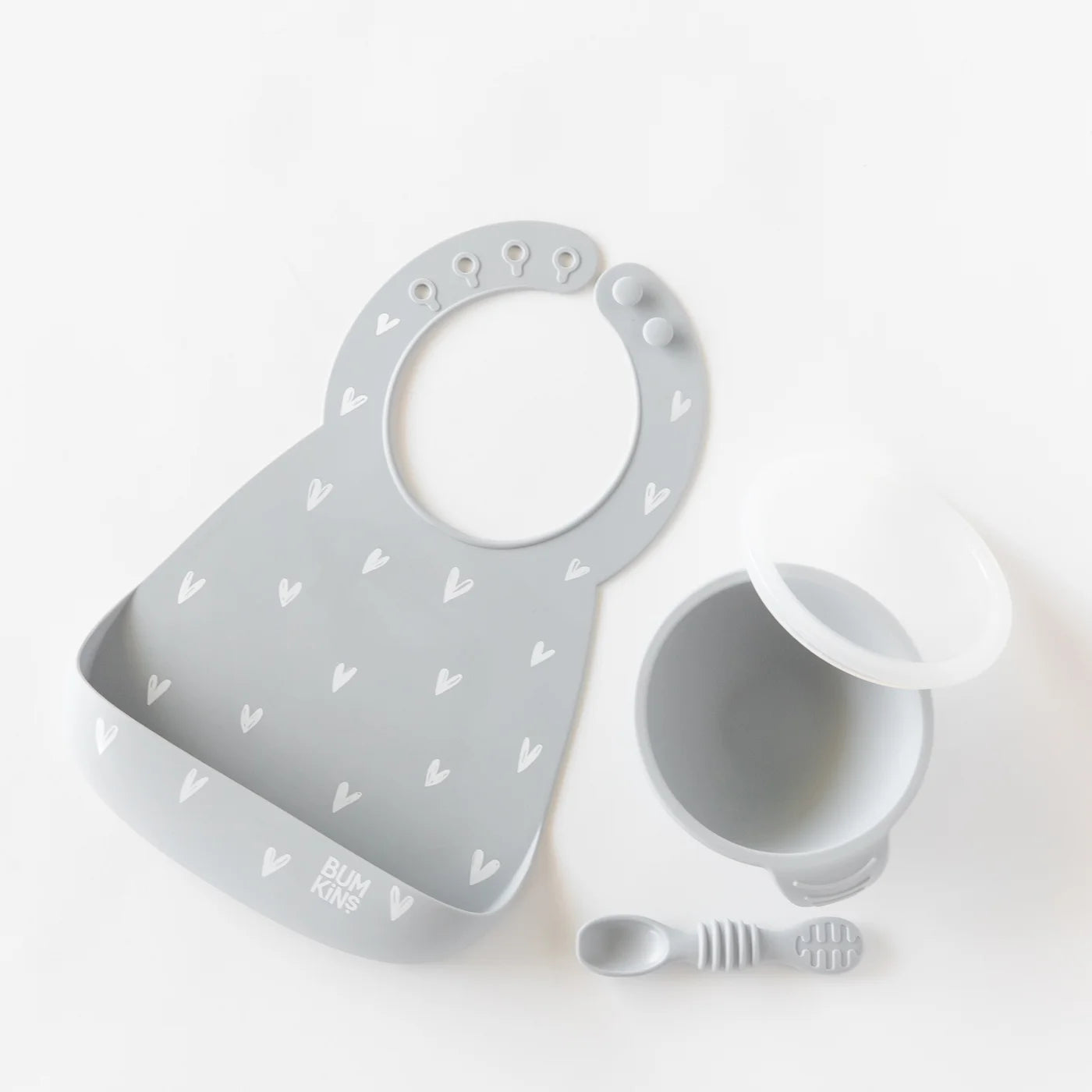 Silicone Bib - Hearts