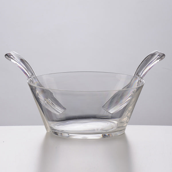 Acrylic by Mario Luca Giusti - Fulmine Clear Salad Bowl