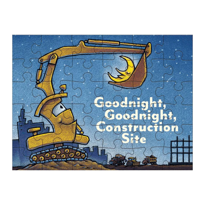 Mudpuppy Puzzle to Go - Goodnight, Goodnight, Construction Site