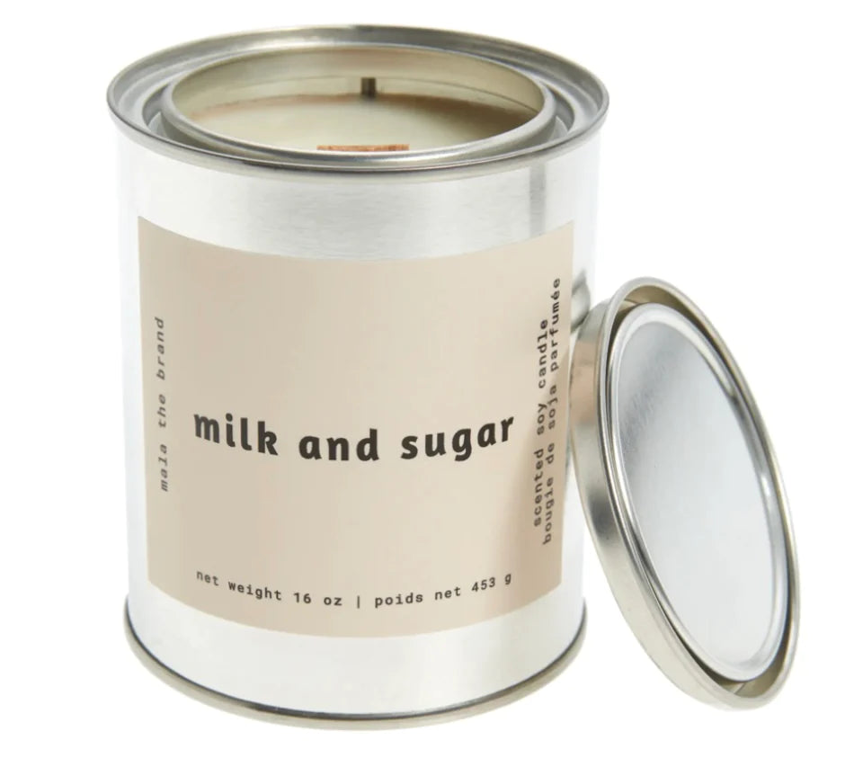 Bougie Mala 16oz Lait et Sucre | Vanille + Cannelle + Crème