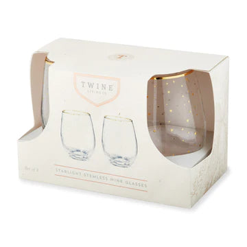 Wine Glass Set: Starlight Stemless