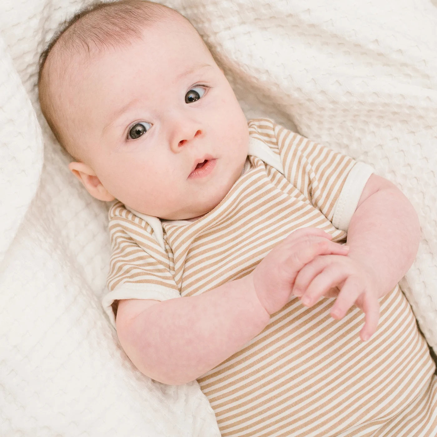 Baby Waffle Blanket - Pink