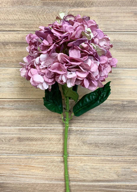 MAUVE DRIED LOOK HYDRANGEA SPRAY