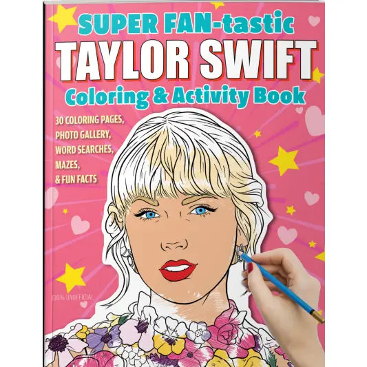 Livre de coloriage et d'activités Taylor Swift