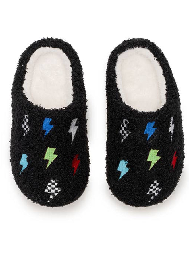 Kids Slippers - Lightning Bolts