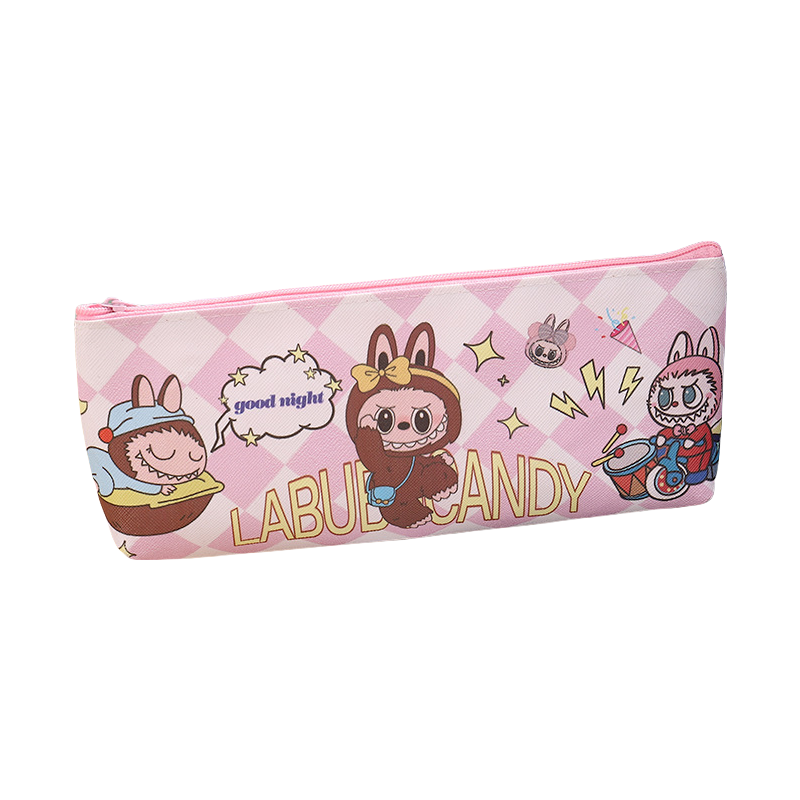 LABUBU pink pencil case