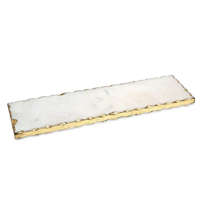 Marble Rectangular Tray Gold Edge