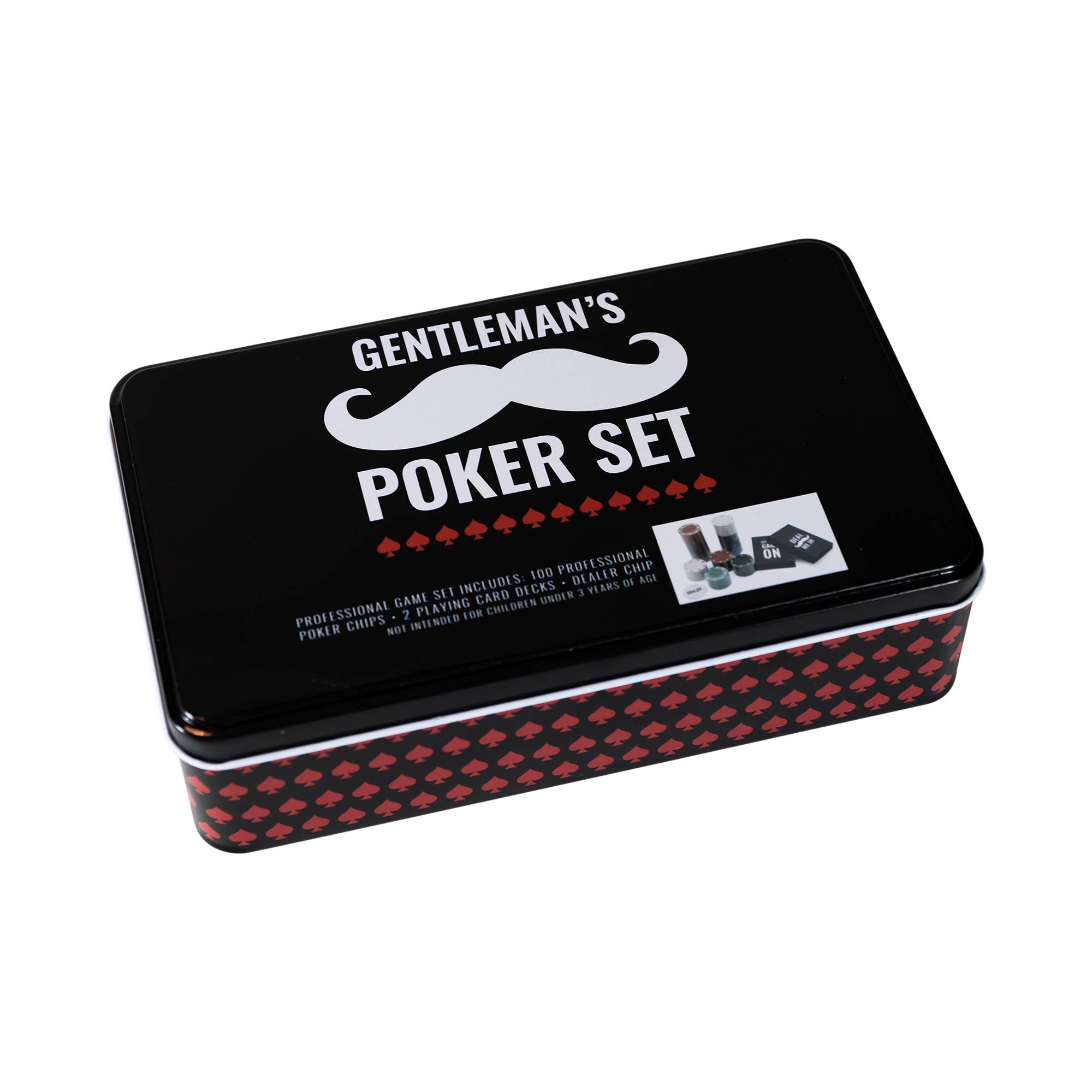 Men's Professional Poker in a Tin