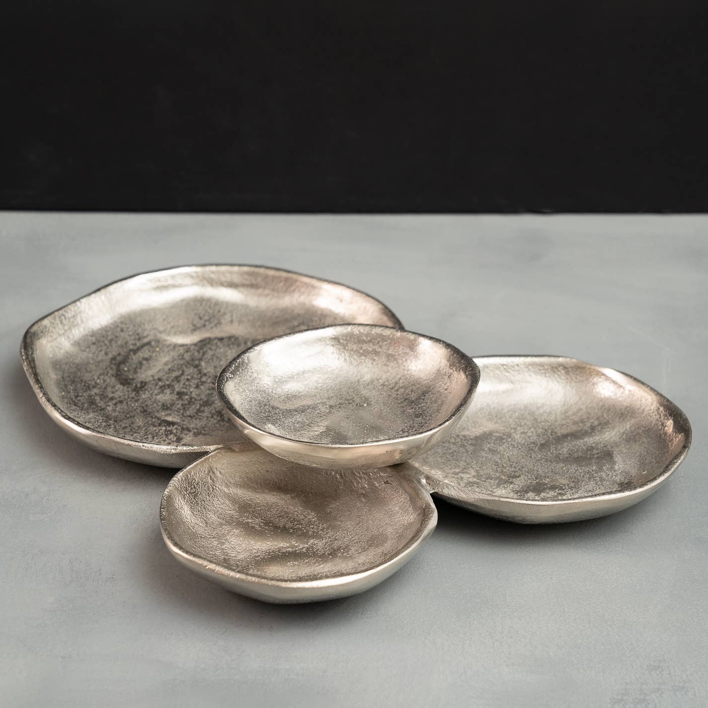 Silver Cluster Dish
