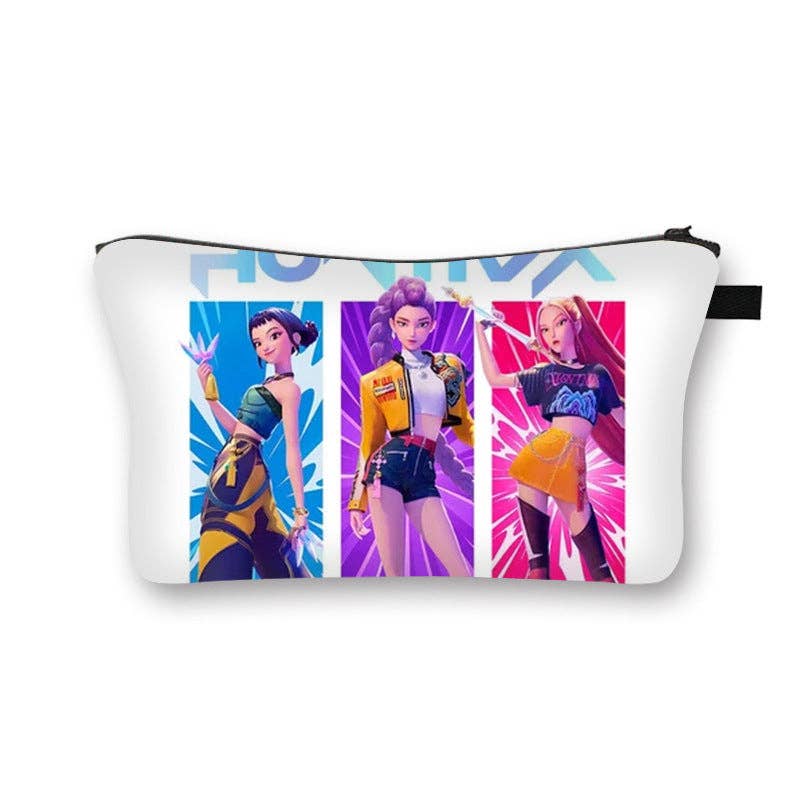 KPOP demon hunters cosmetic pouch