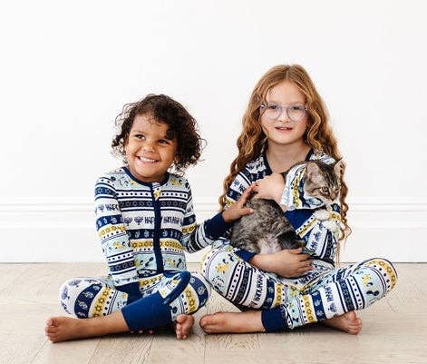 Hanukkah Cats Convertible Zipper Footie