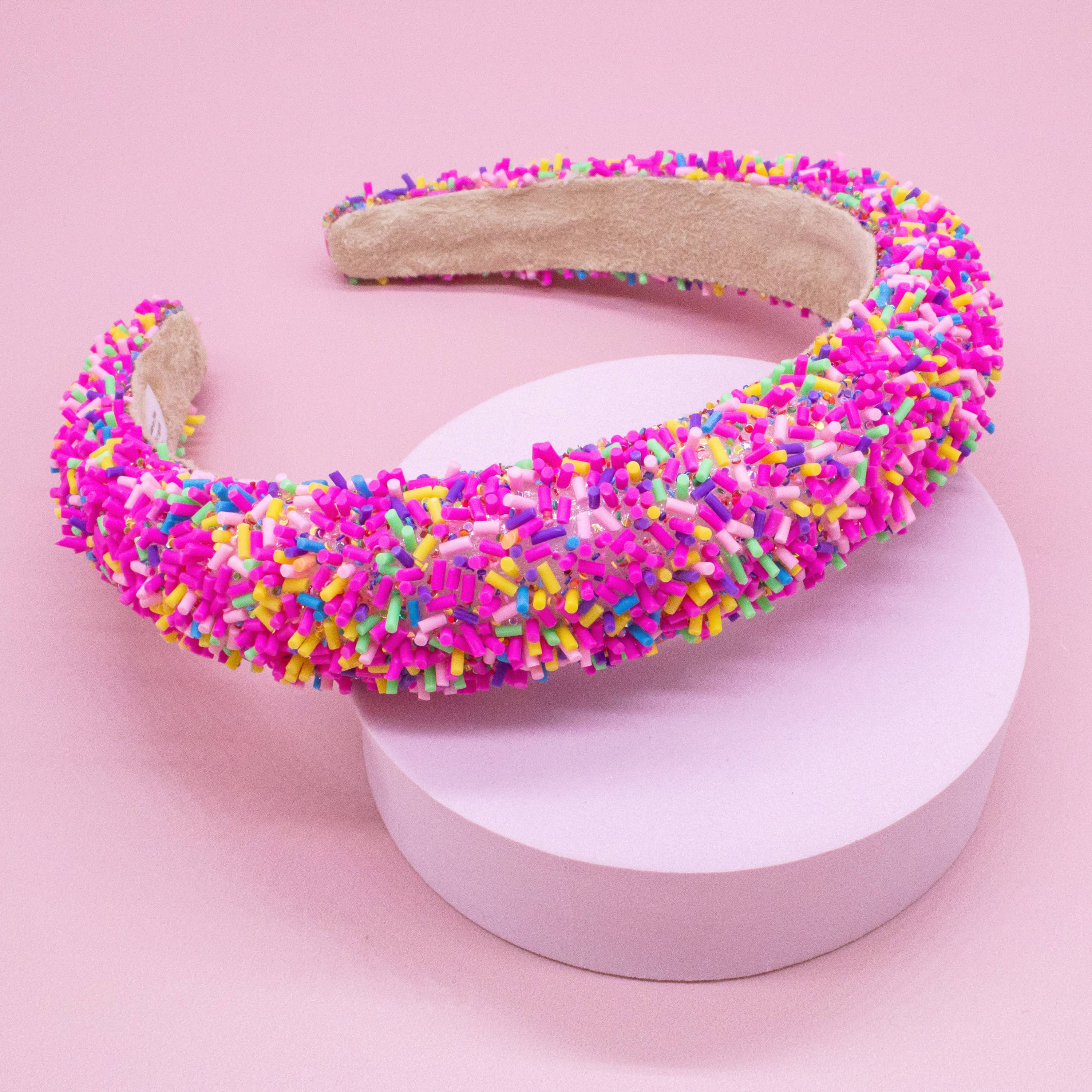 Padded Sprinkles Headband - Confetti Hair Band