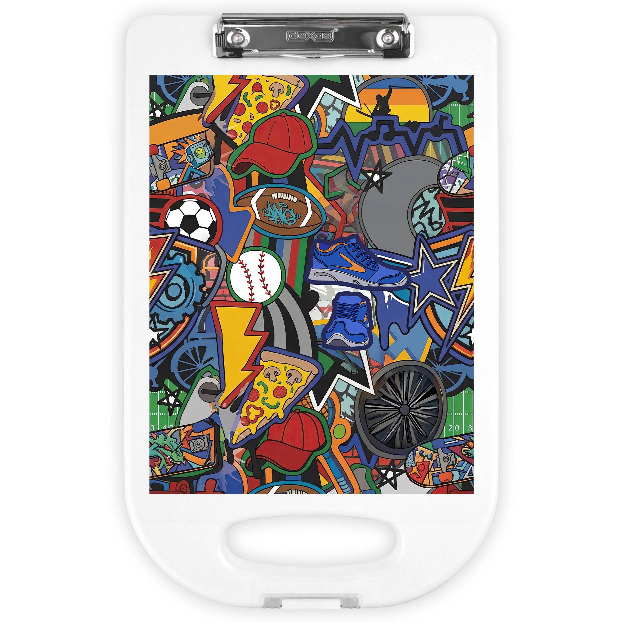 Camp Clipboard Clip Case Organizer - Graffiti