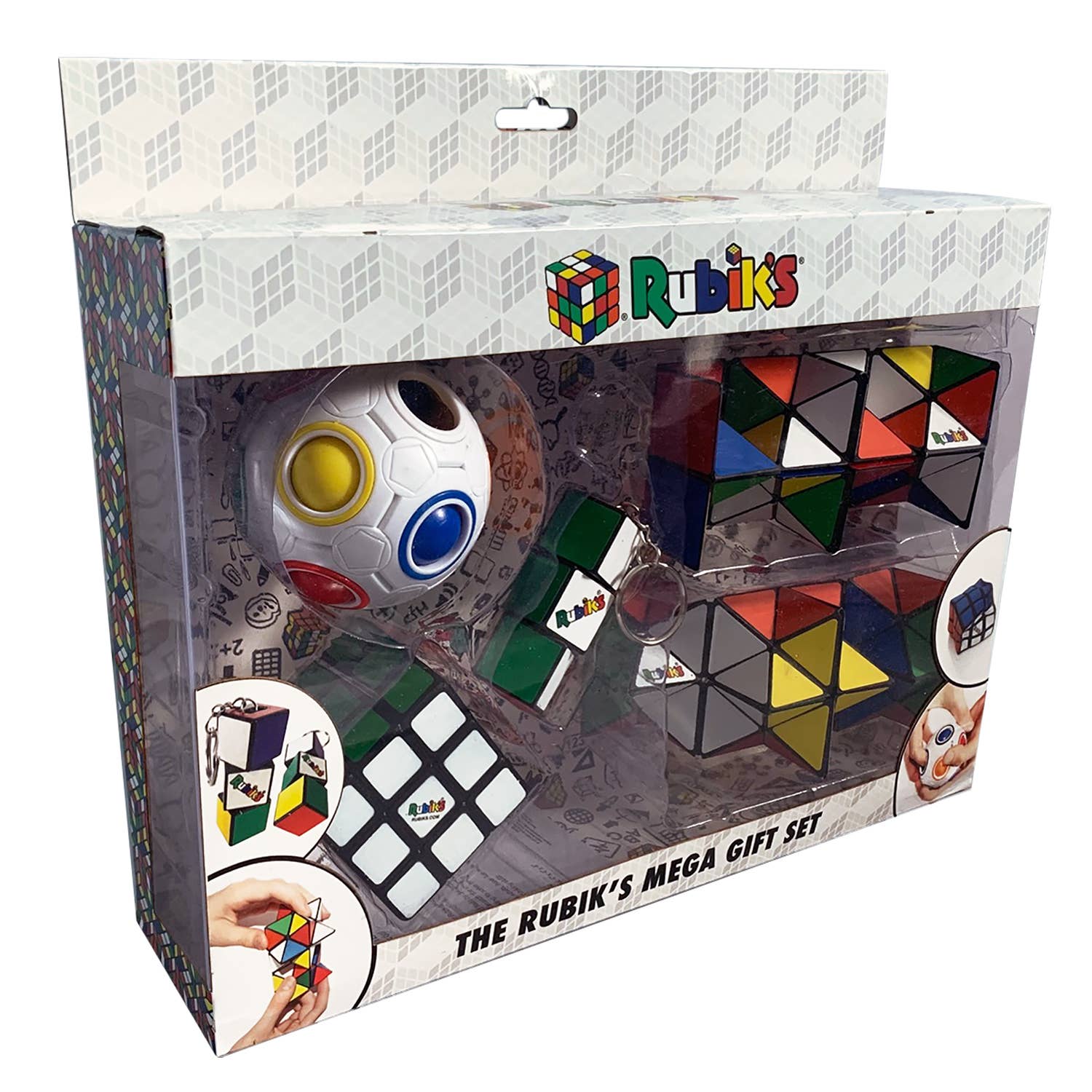 Rubik's Mega Gift Set: Ball, Stars, Cube & Keychain