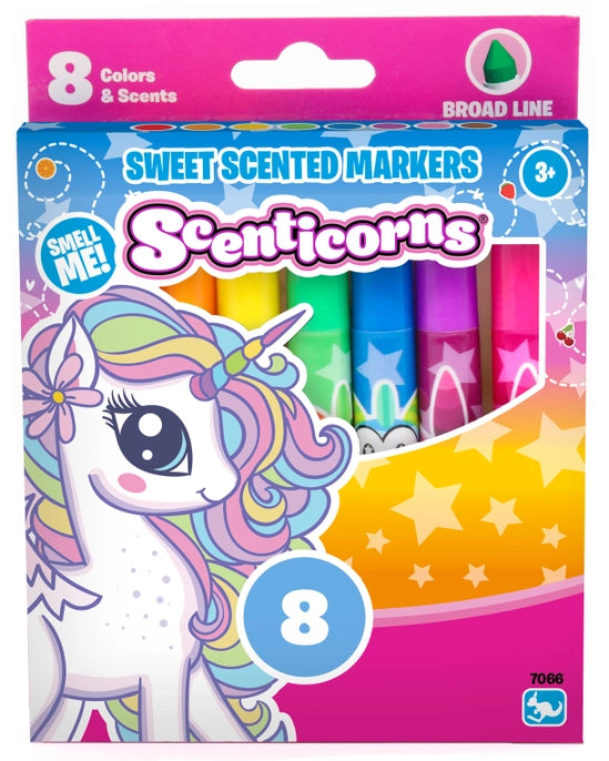 Care Bears Scented unicorn Markers - set of 8