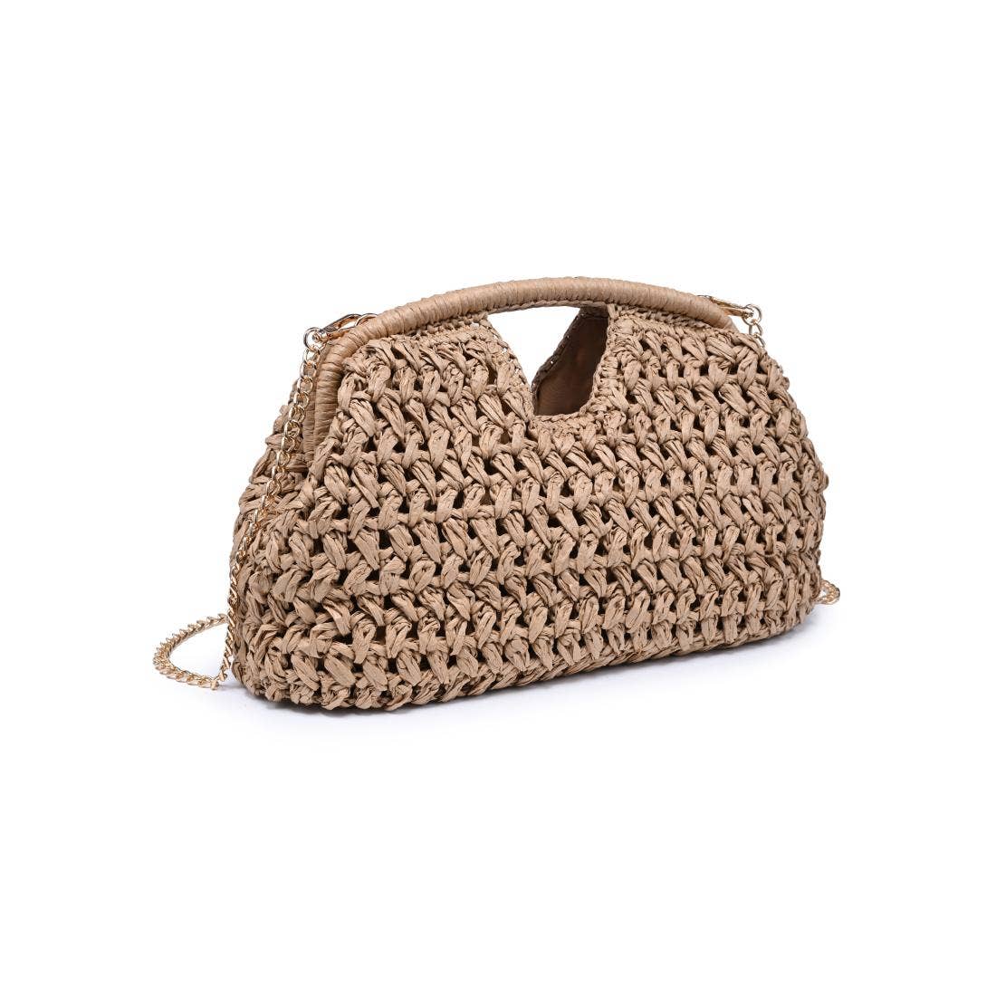 Knotted paper Crossbody - natural