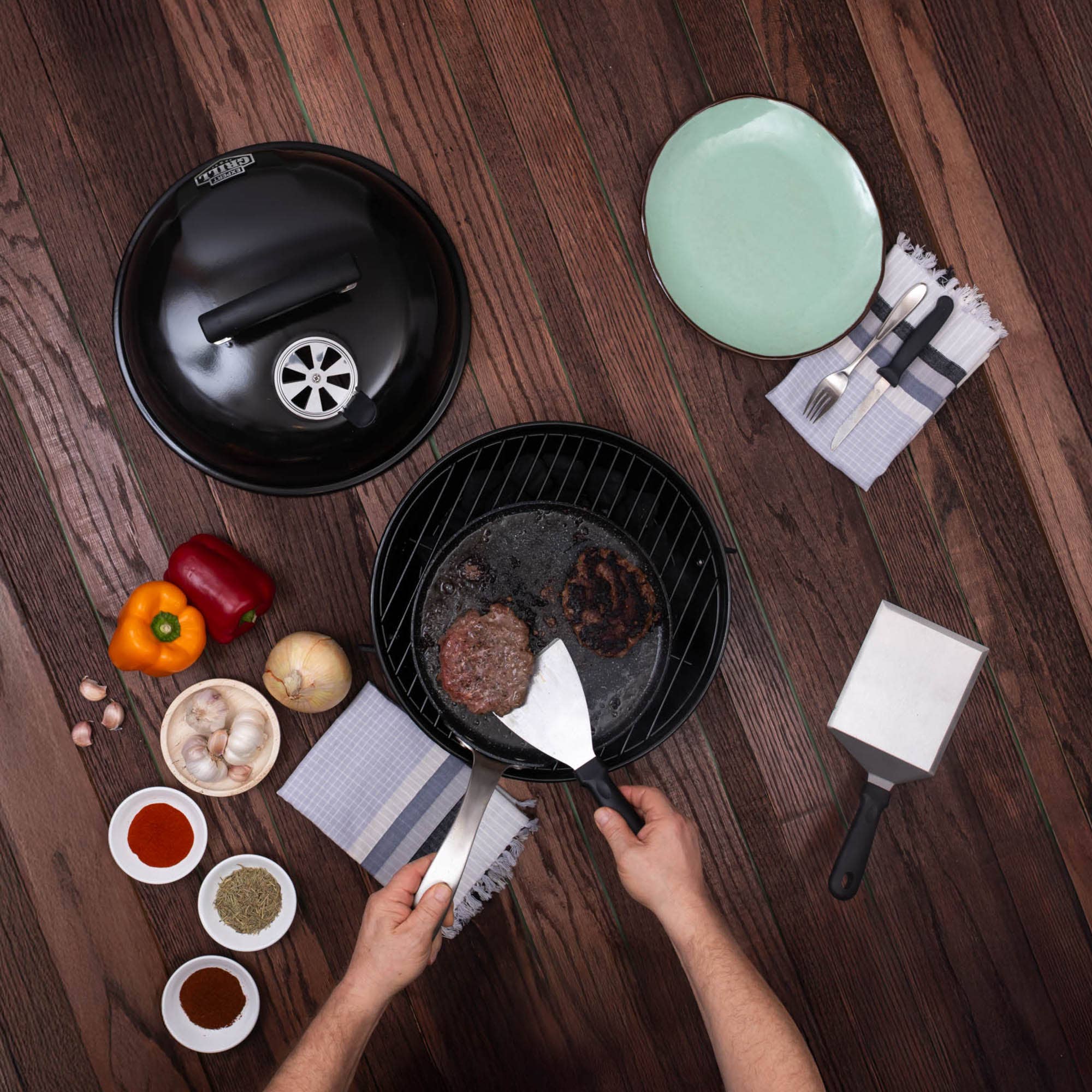 Scorched GrillMaster Smash Burger Kit