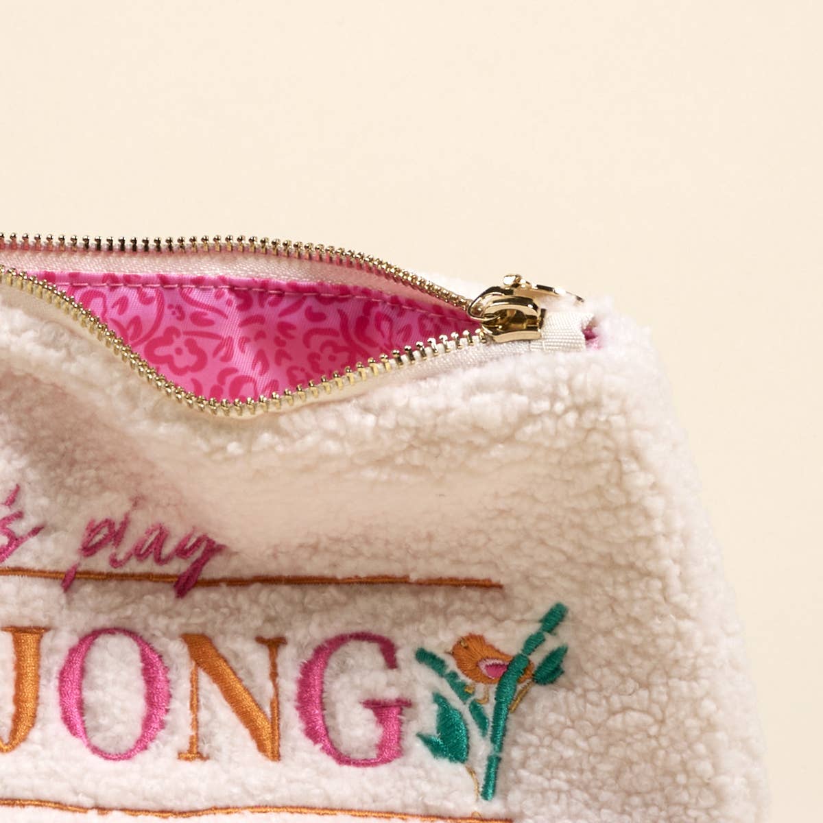 Teddy Pouch– Let's Play Mahjong