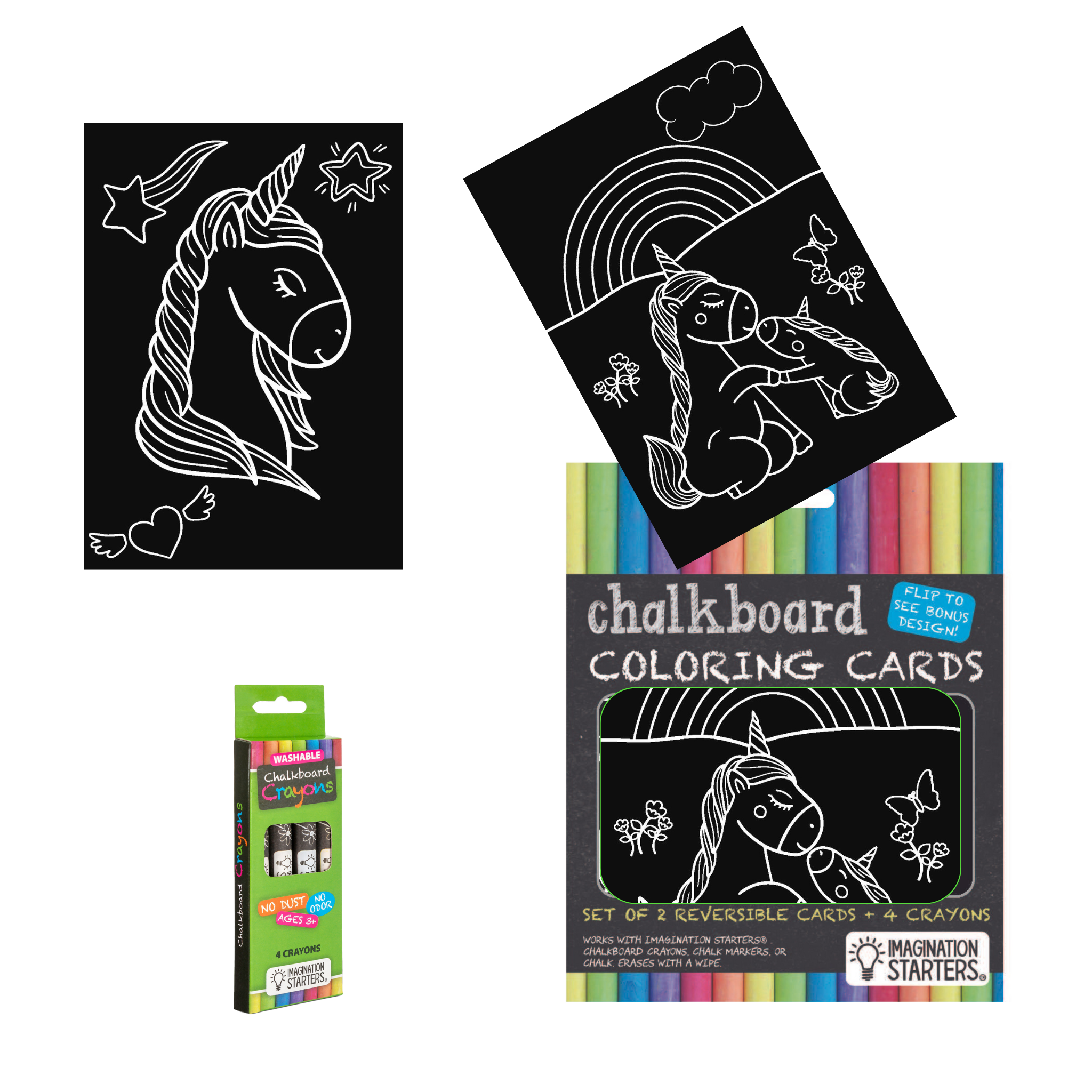 Reusable Coloring MiniMat Unicorn Kit