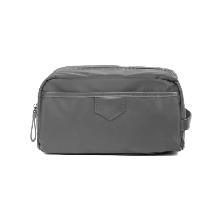 Personalized Grey Toiletry Bag