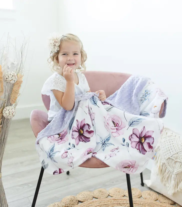 Personalized Baby & Toddler Blanket - Vintage Floral