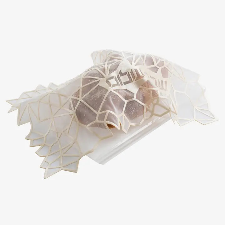 Challah Cover Geometric Cream