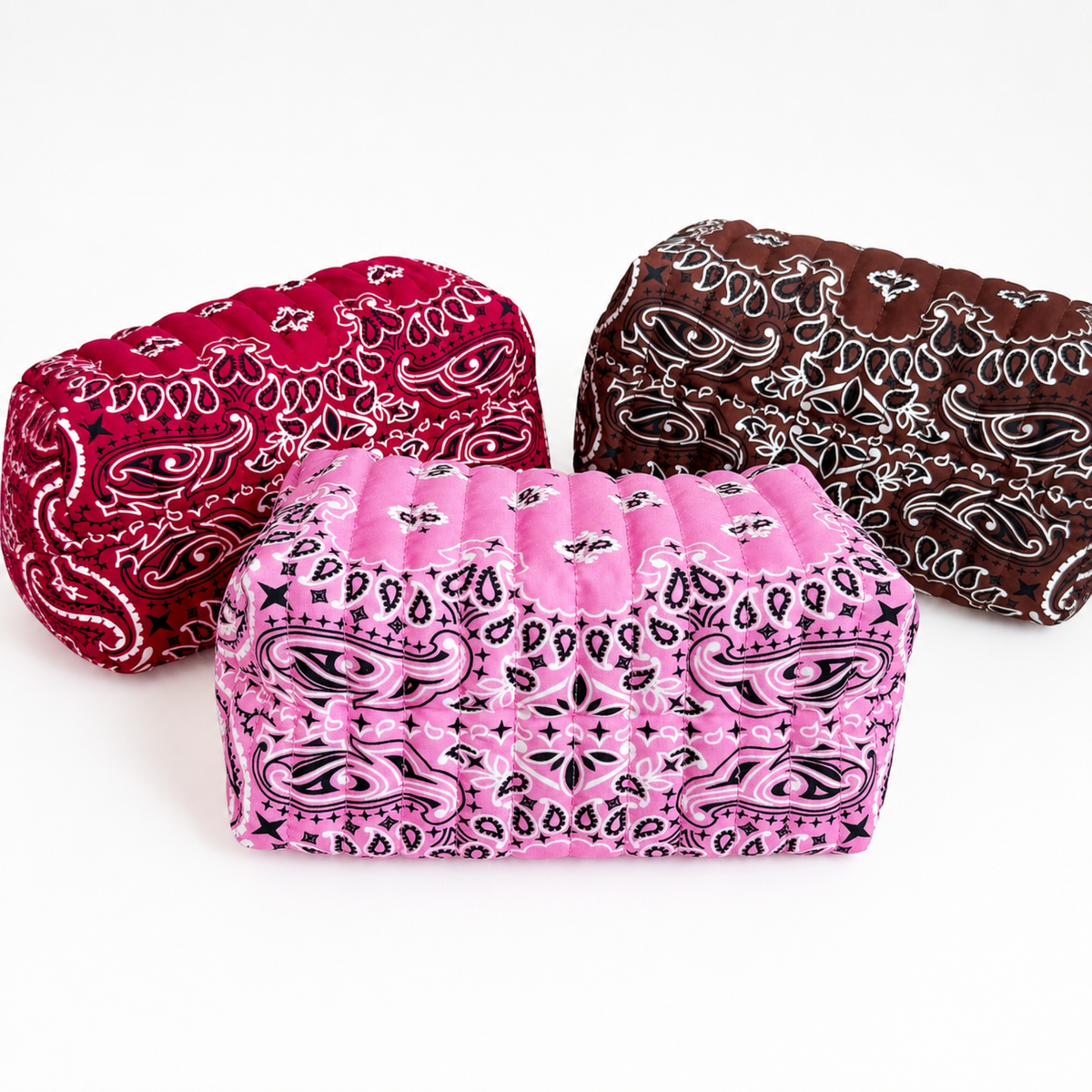 Bandana Cosmetic Case - pink