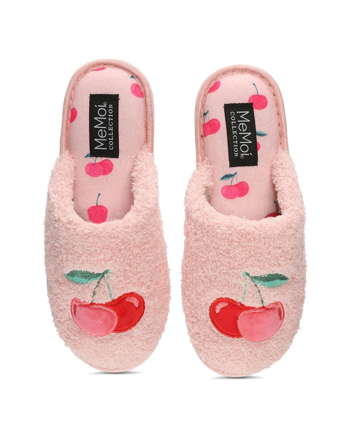 Cherry terrycloth Slippers