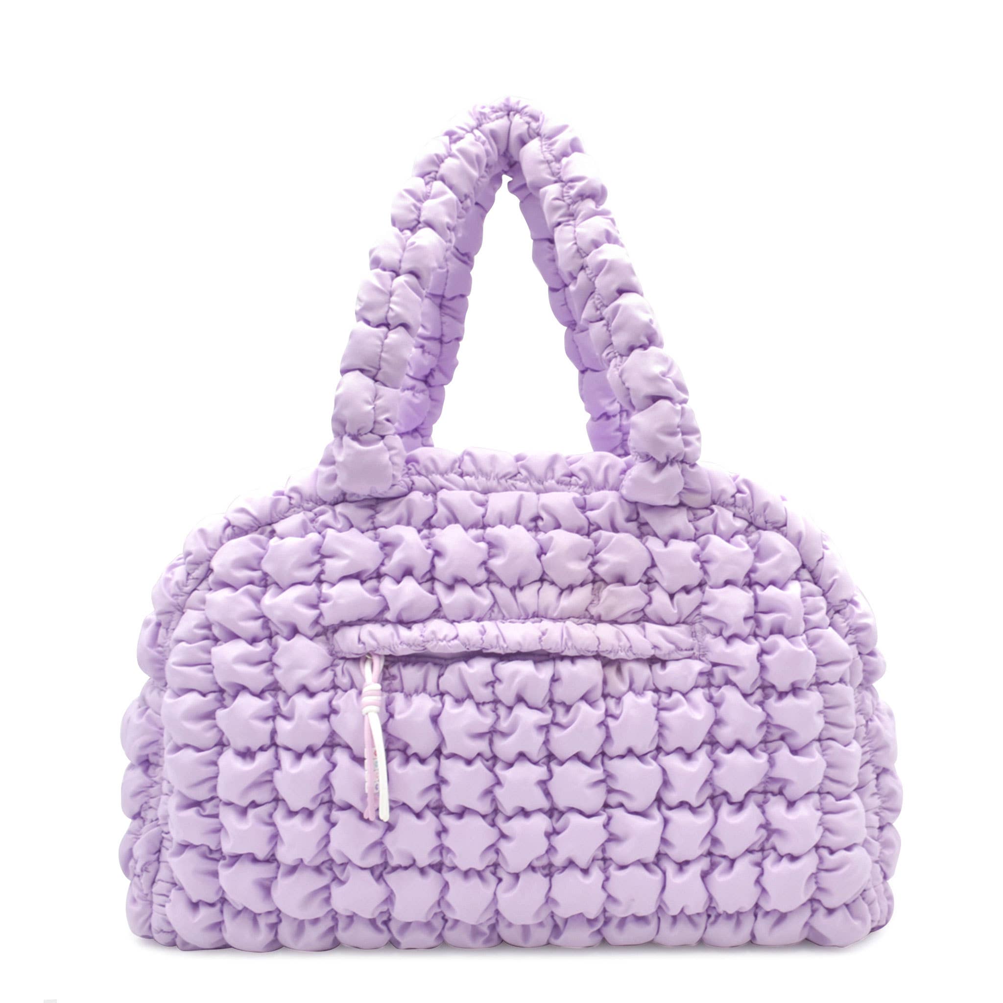 Quilted Scrunchies Medium Duffle Bag Orchid