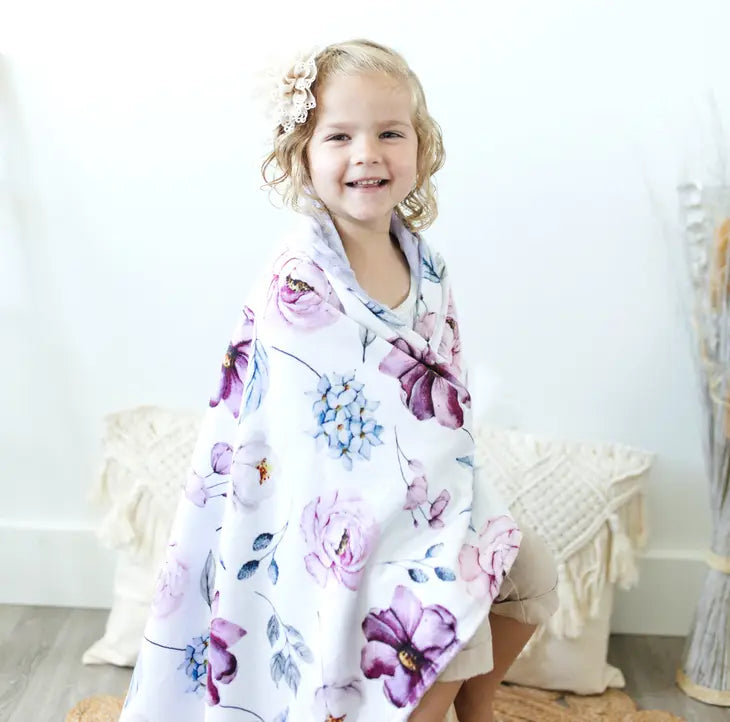 Personalized Baby & Toddler Blanket - Vintage Floral
