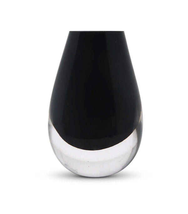 Glass Bud Vase - black